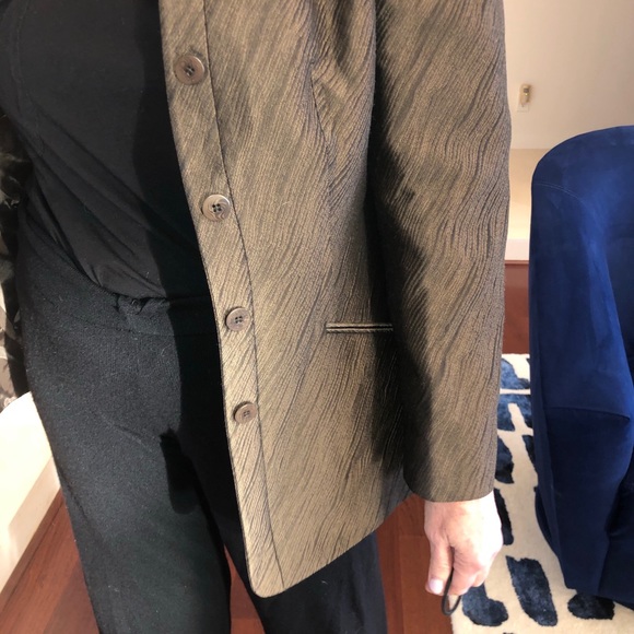 Georgio Armani Collezioni size 8 silk blazer - Picture 9 of 16